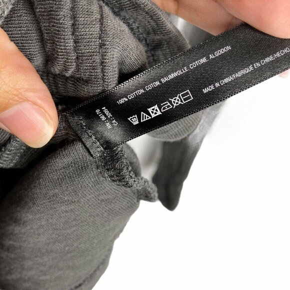 Anthro Saturday Sunday Utility Jacket Womens Size XS Grey Moto Drawstring‎ Waist - Picture 5 of 11